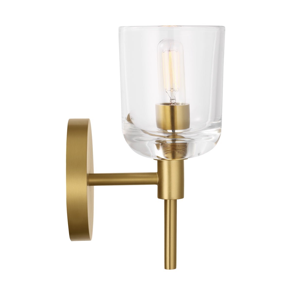 Emrys Wall Sconce 9", Modern Brass