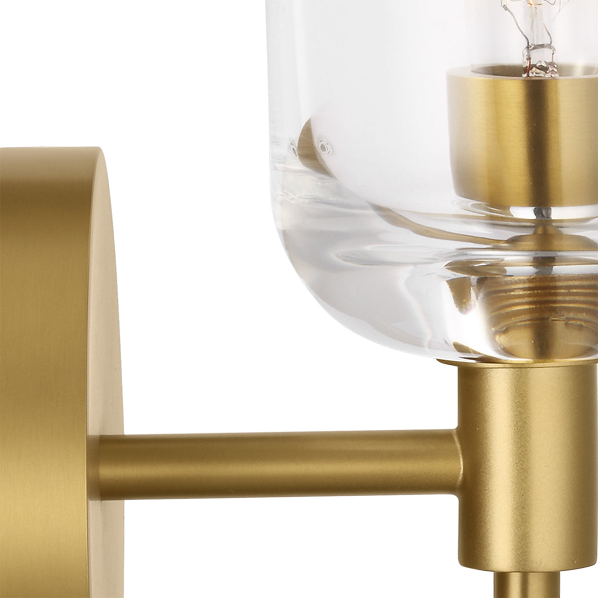 Emrys Wall Sconce 9", Modern Brass