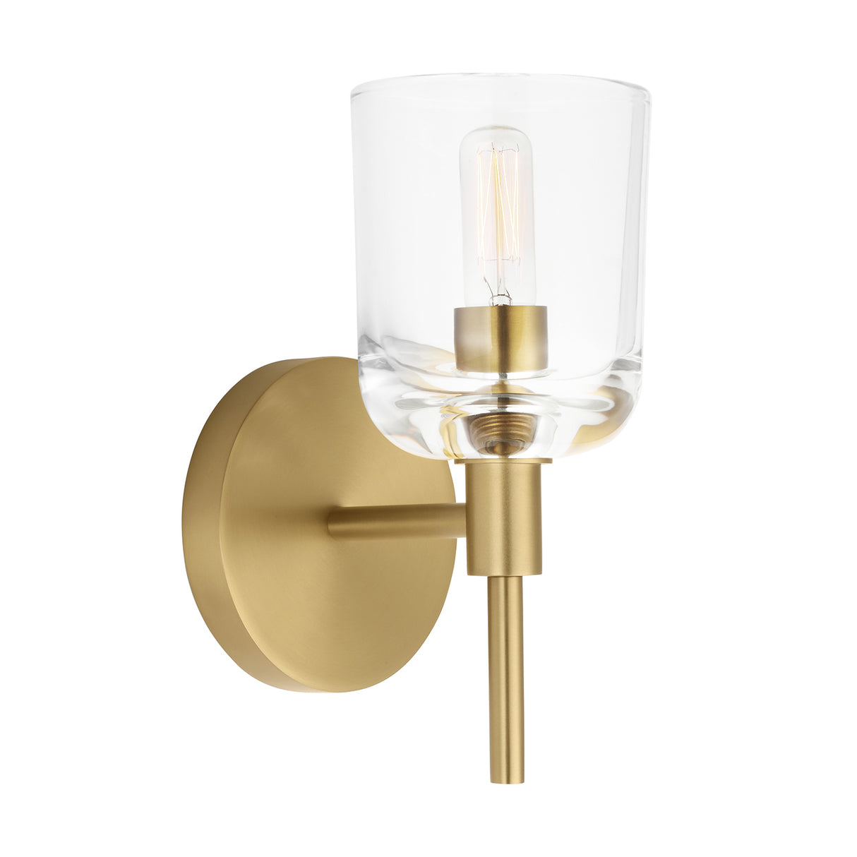 Emrys Wall Sconce 9", Modern Brass