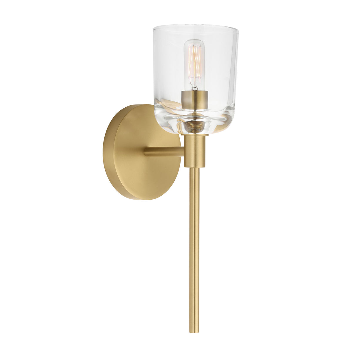 Emrys Wall Sconce 9", Modern Brass