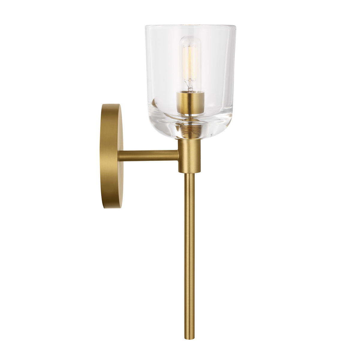 Emrys Wall Sconce 9", Modern Brass