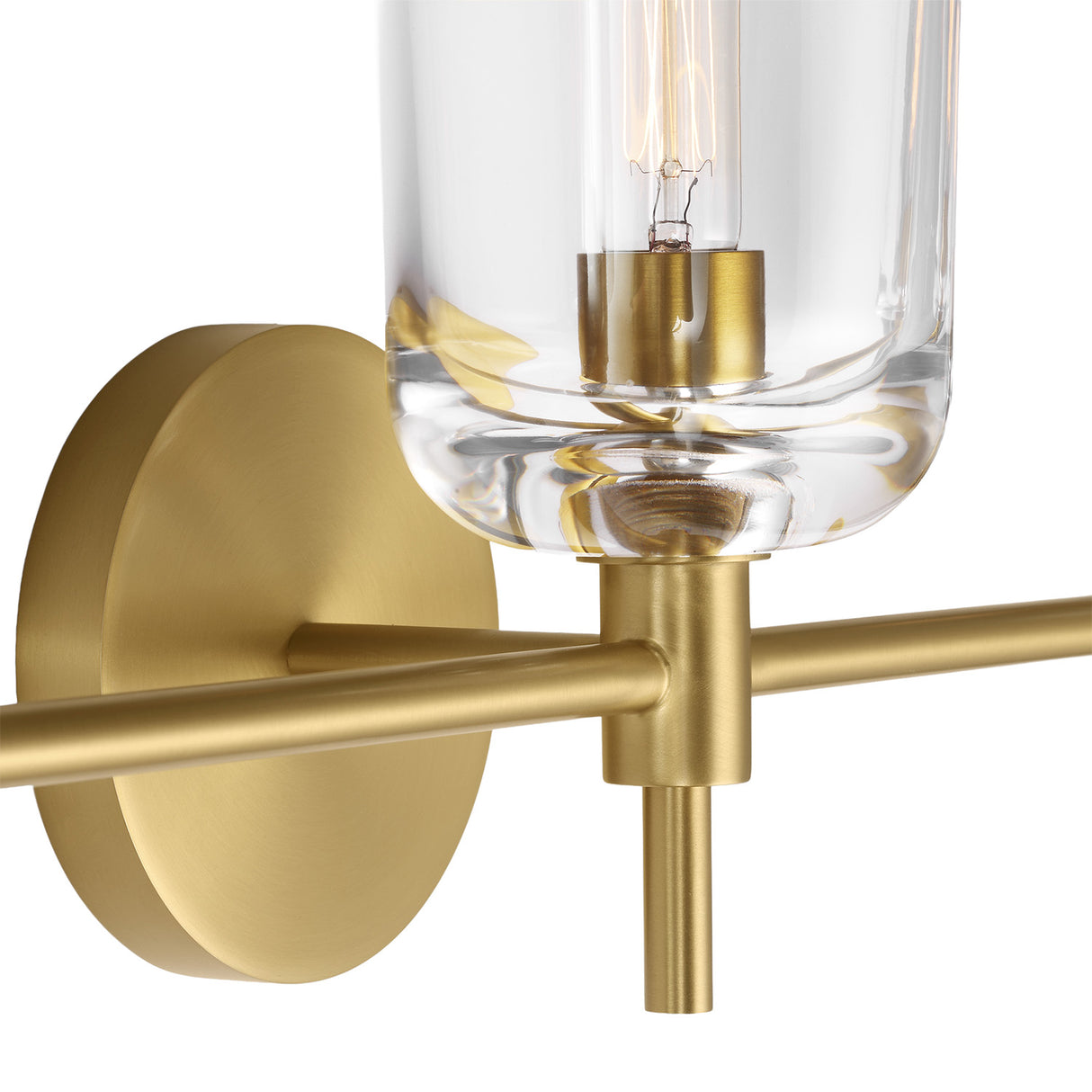 Emrys 3 Light Vanity, Modern Brass