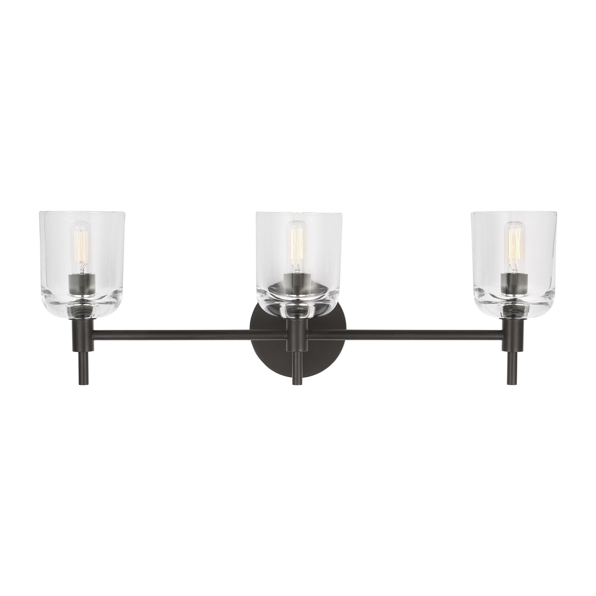 Emrys 3 Light Vanity, Aged Iron