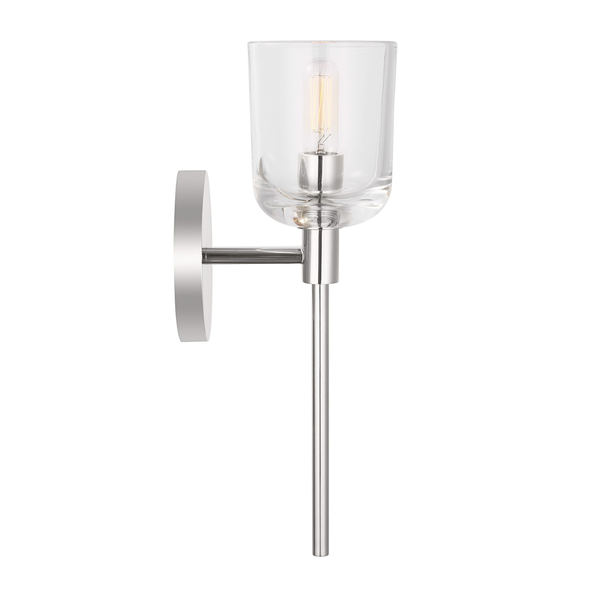 Emrys Wall Sconce 9", Polished Nickel