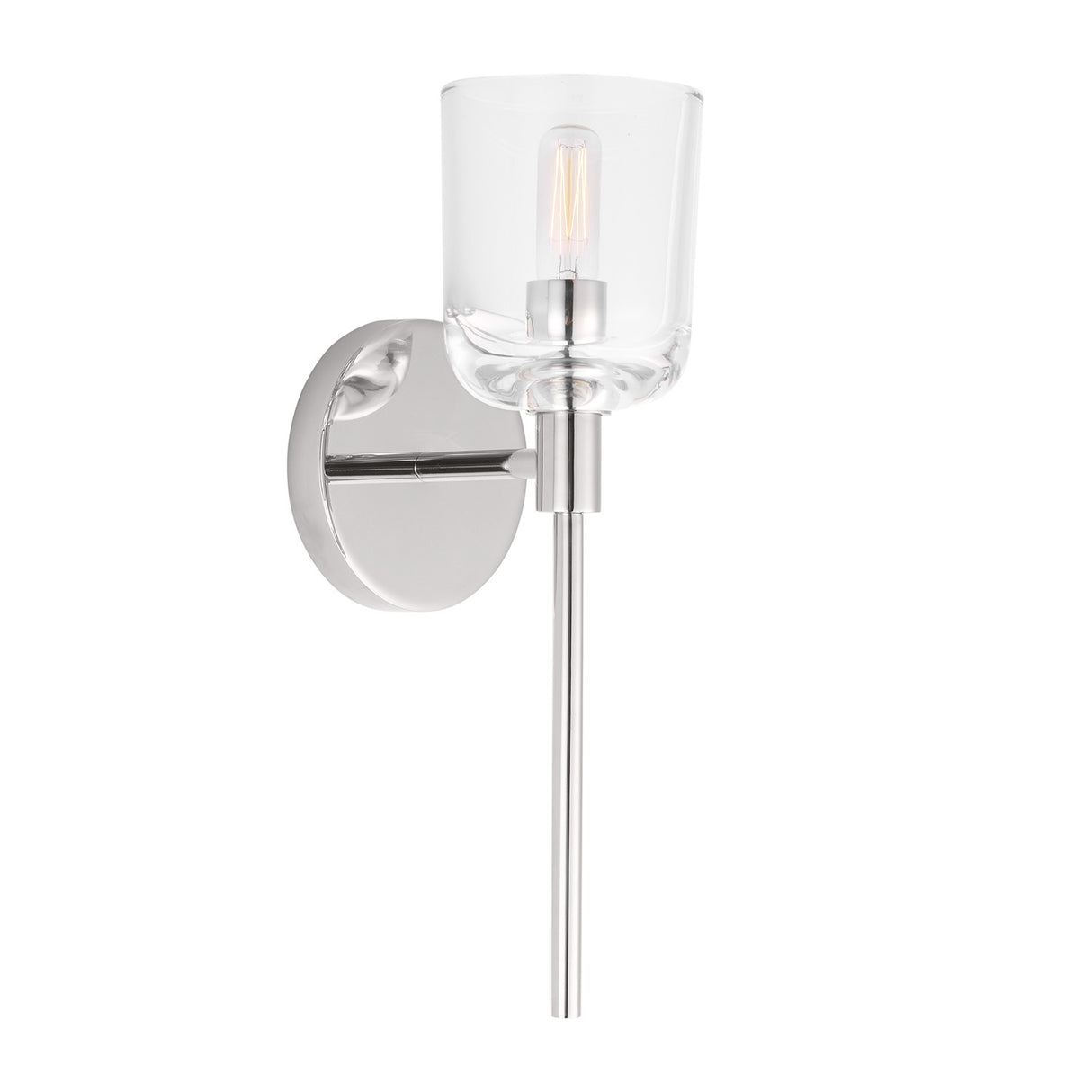 Emrys Wall Sconce 9", Polished Nickel