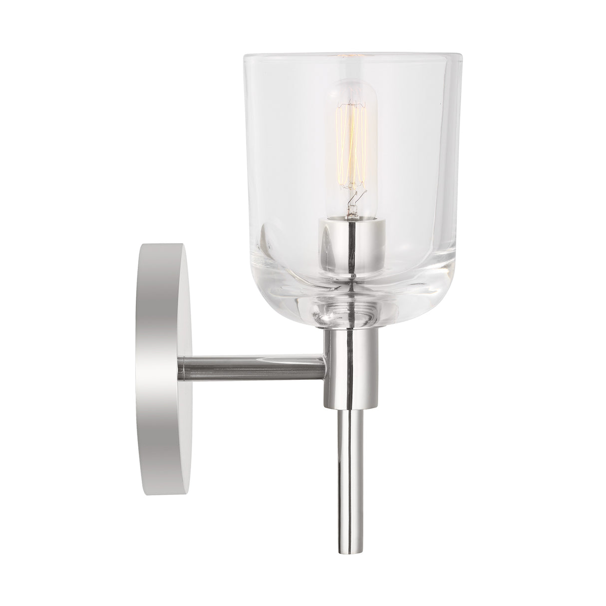 Emrys Wall Sconce 9", Polished Nickel