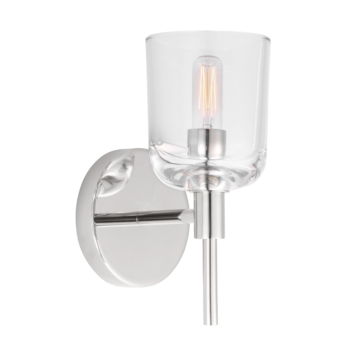 Emrys Wall Sconce 9", Polished Nickel