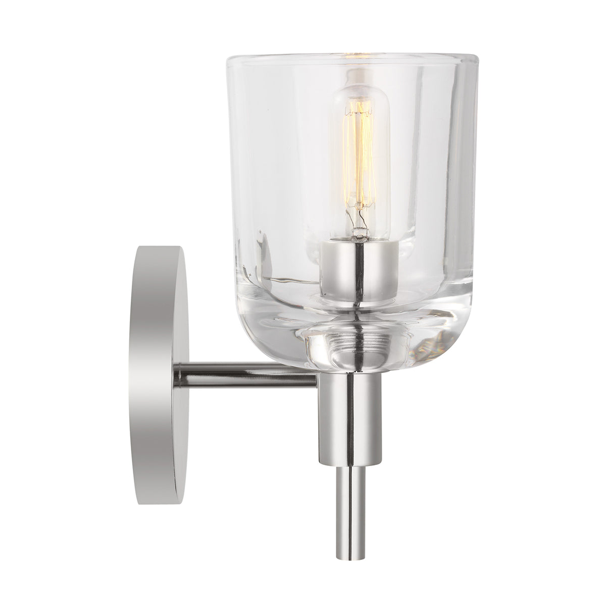 Emrys 2 Light Vanity, Polished Nickel