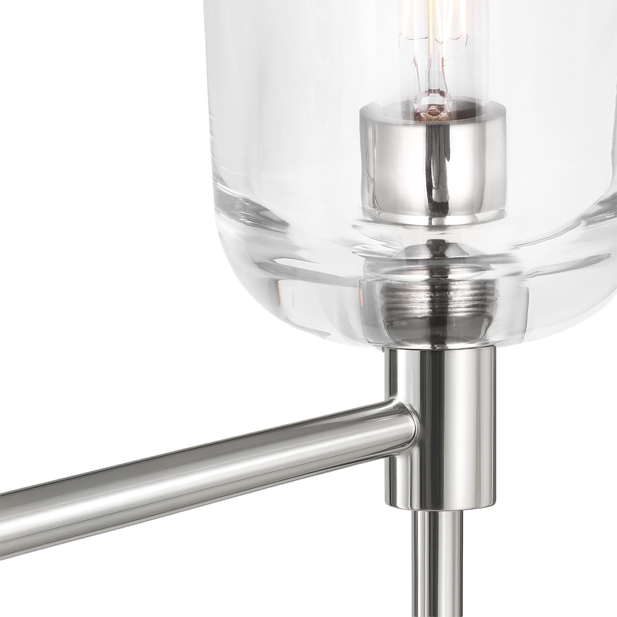 Emrys 2 Light Vanity, Polished Nickel