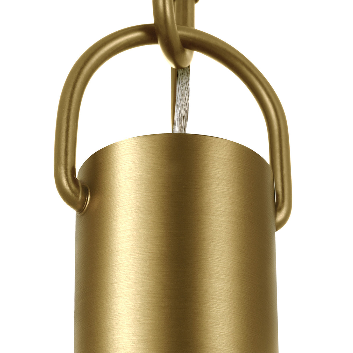 Emrys Pendant 8", Modern Brass
