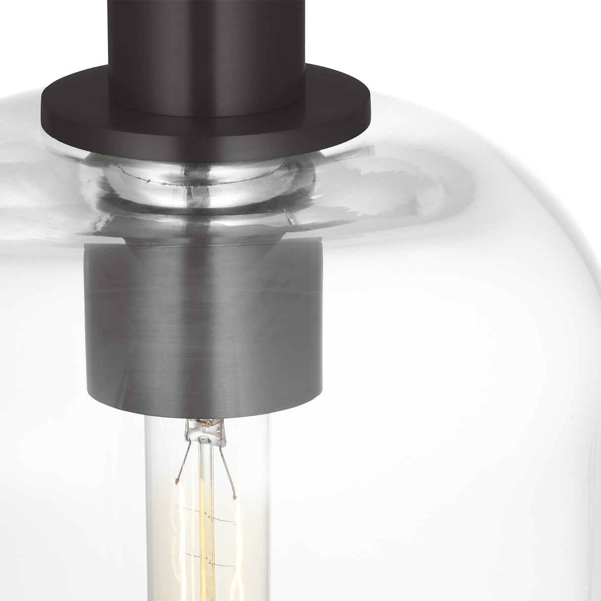 Emrys Pendant 8", Aged Iron