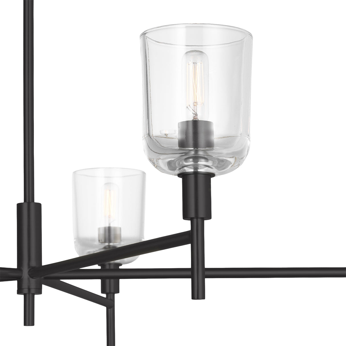 Emrys 5 Light Chandelier 36", Aged Iron