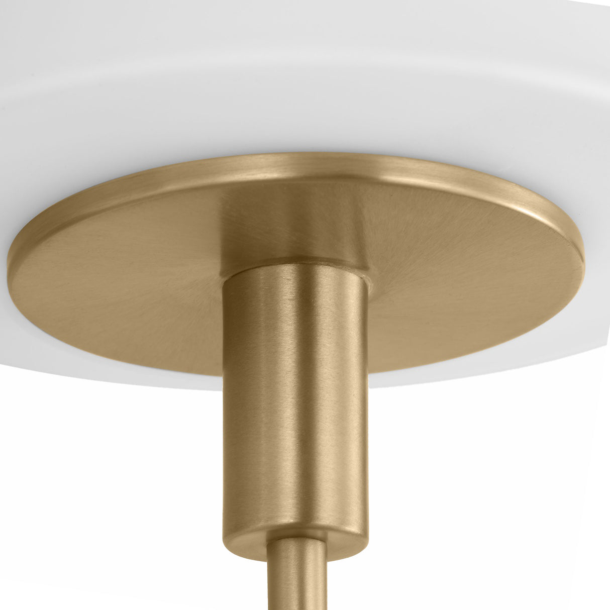 Dean 2 Light Vanity, Satin Brass and Opal Glass