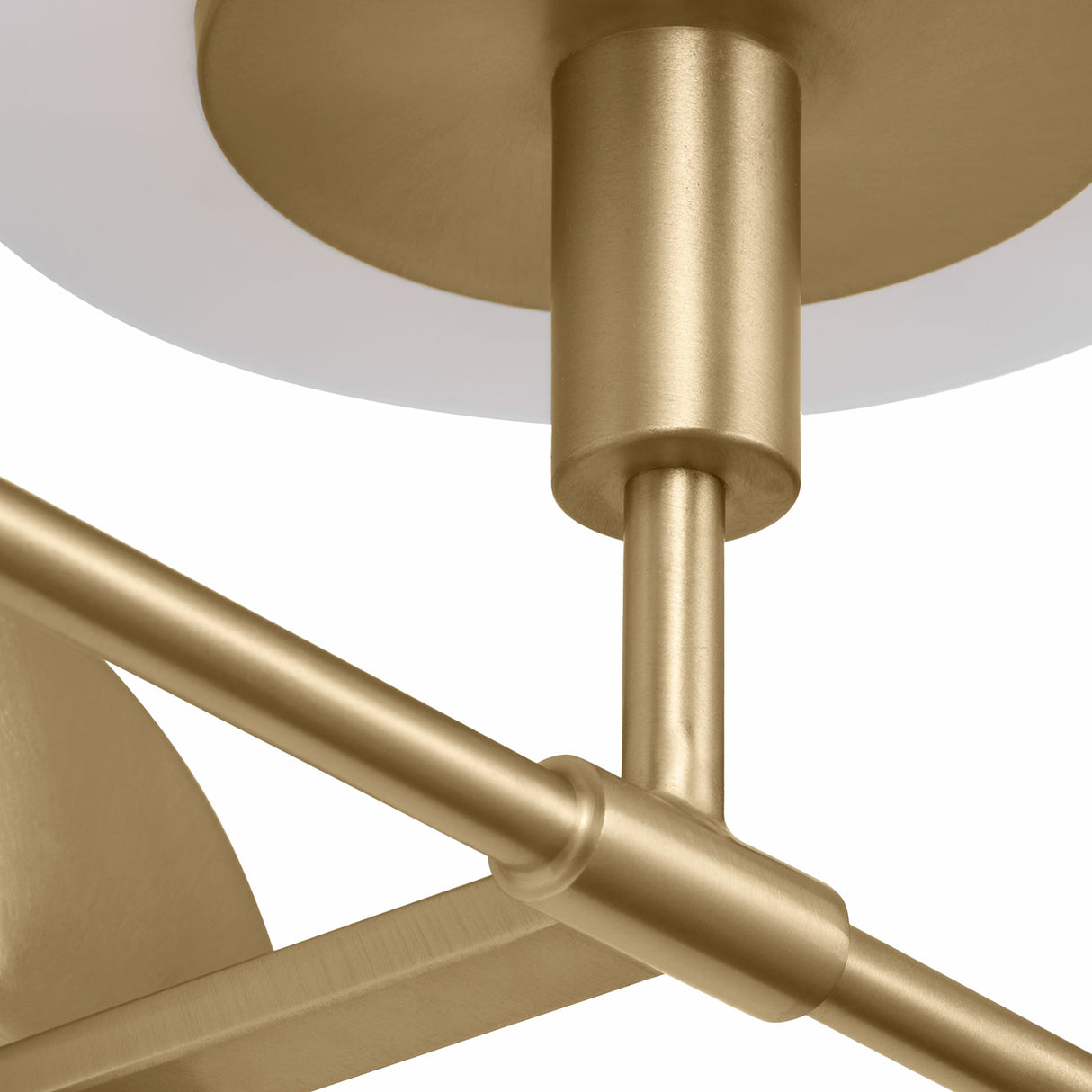 Dean 3 Light Vanity, Satin Brass and Opal Glass