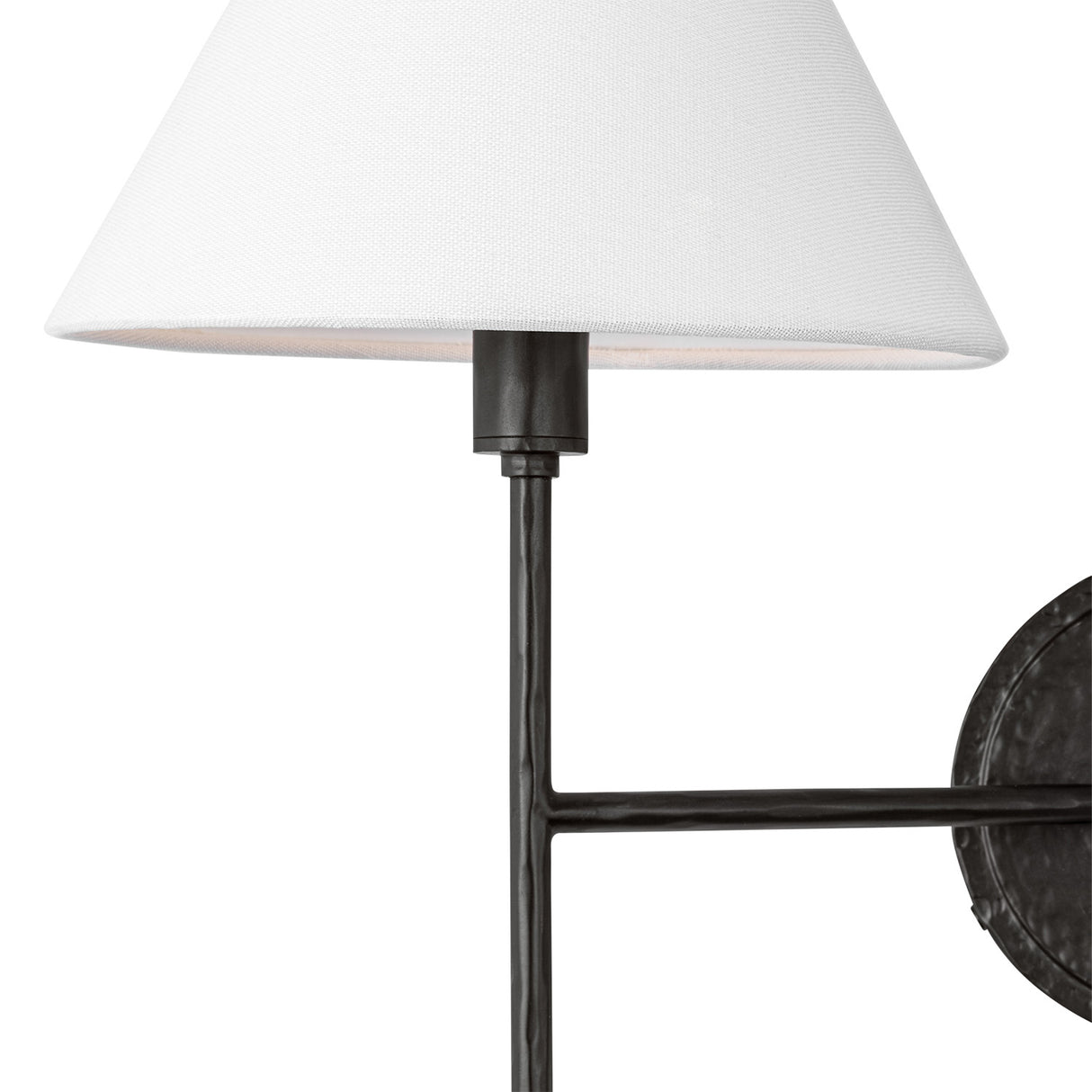 Bryson Double Wall Sconce 14", Aged Iron