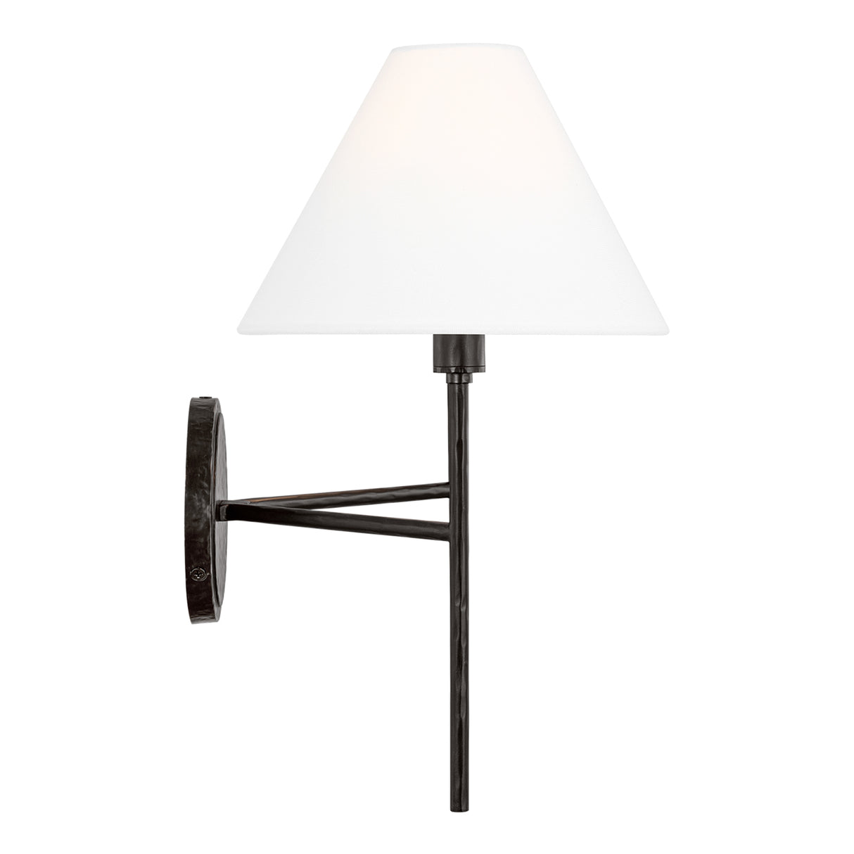 Bryson Double Wall Sconce 14", Aged Iron