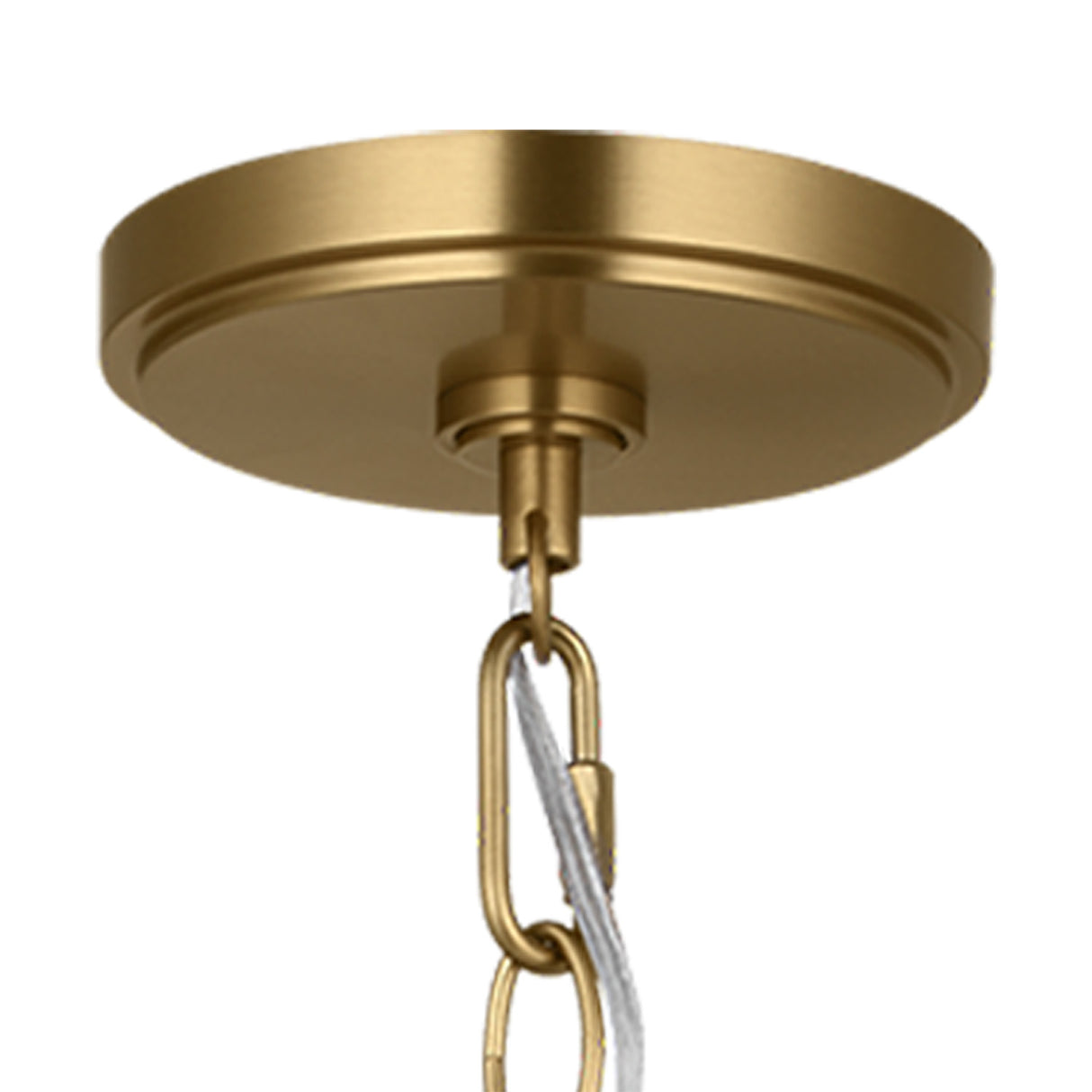 Bryson 6 Light Chandelier 48", Modern Brass