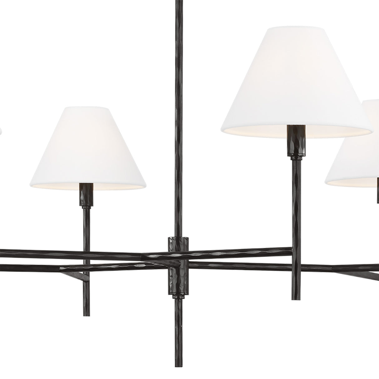 Bryson 6 Light Chandelier 48", Aged Iron