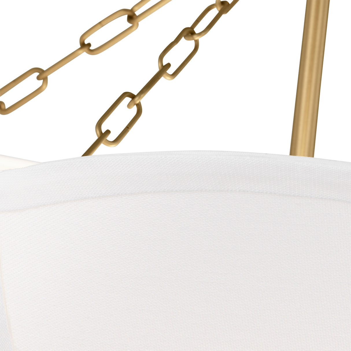 Ava Semi-Flush 18", Modern Brass