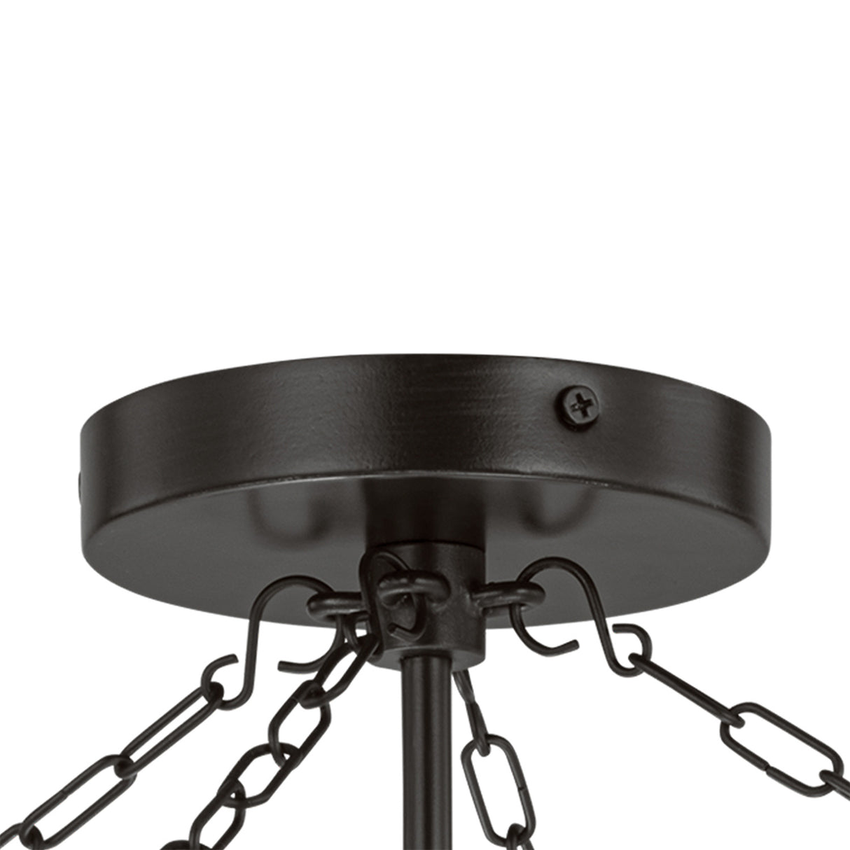 Ava Semi-Flush 18", Aged Iron