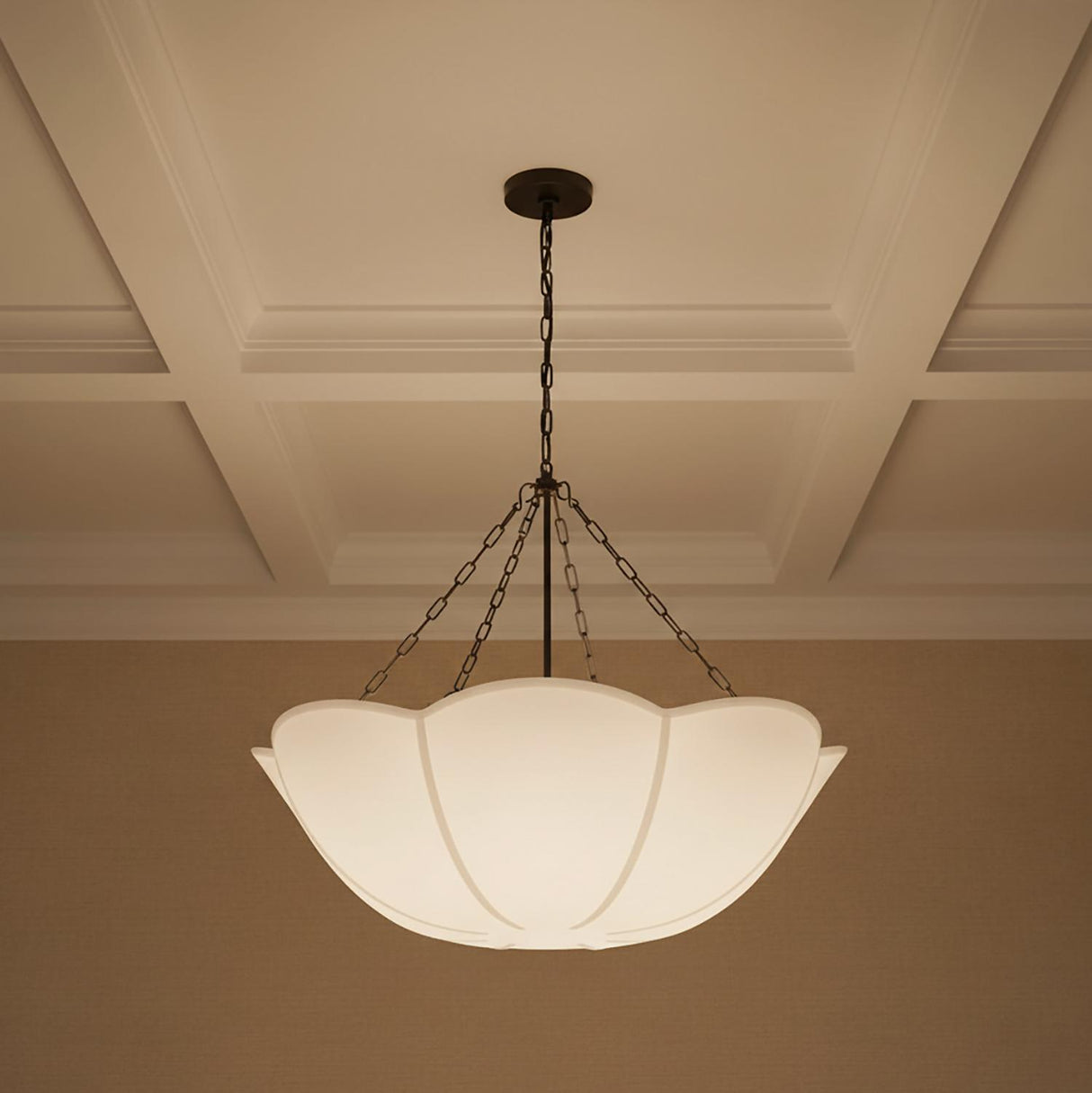 Ava Pendant 32", Aged Iron