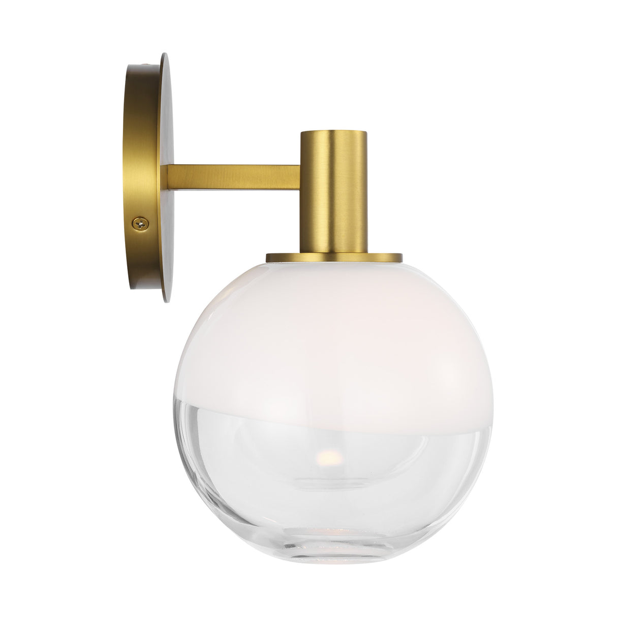Merrick 2 Light Vanity, Modern Brass