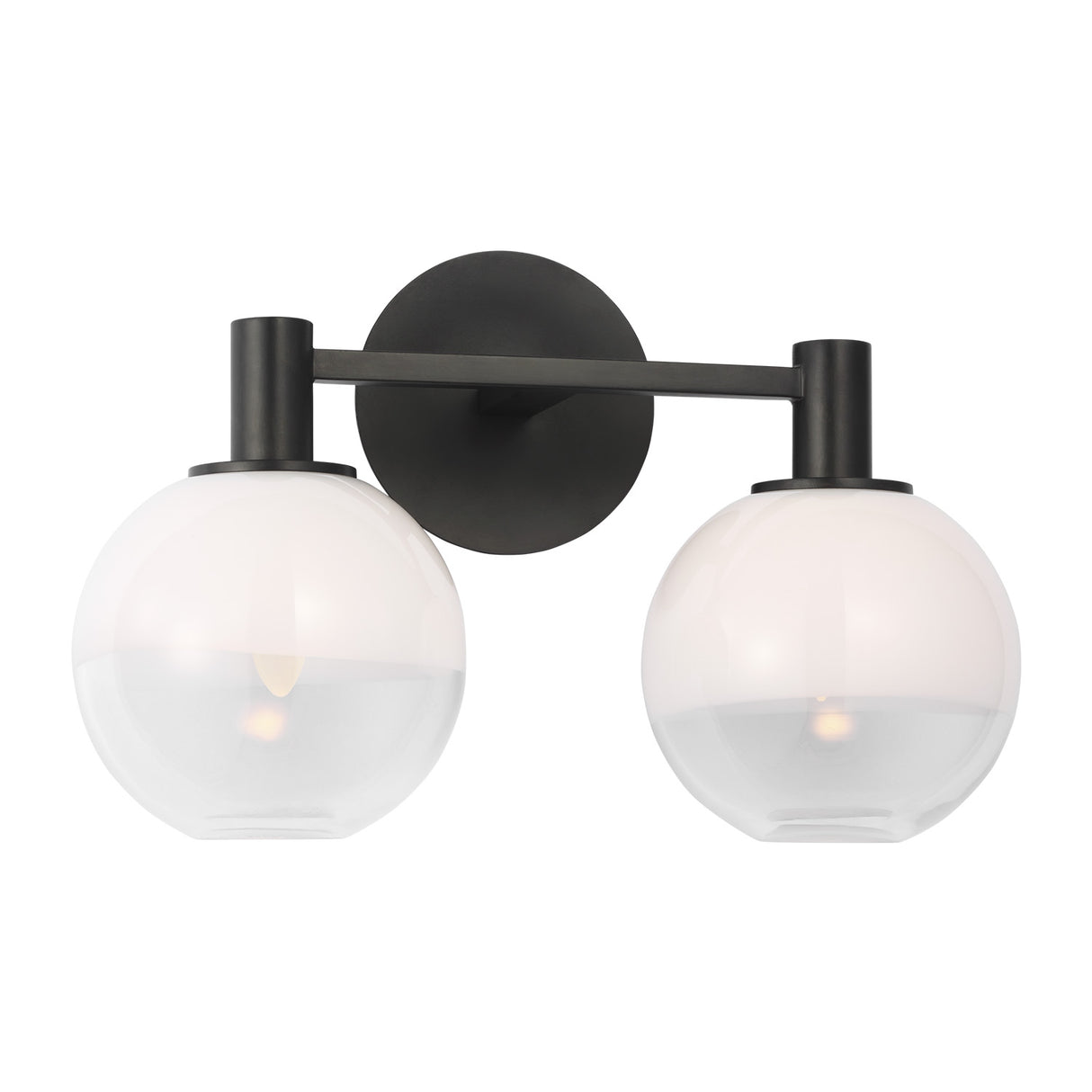 Merrick 2 Light Vanity, Aged Iron