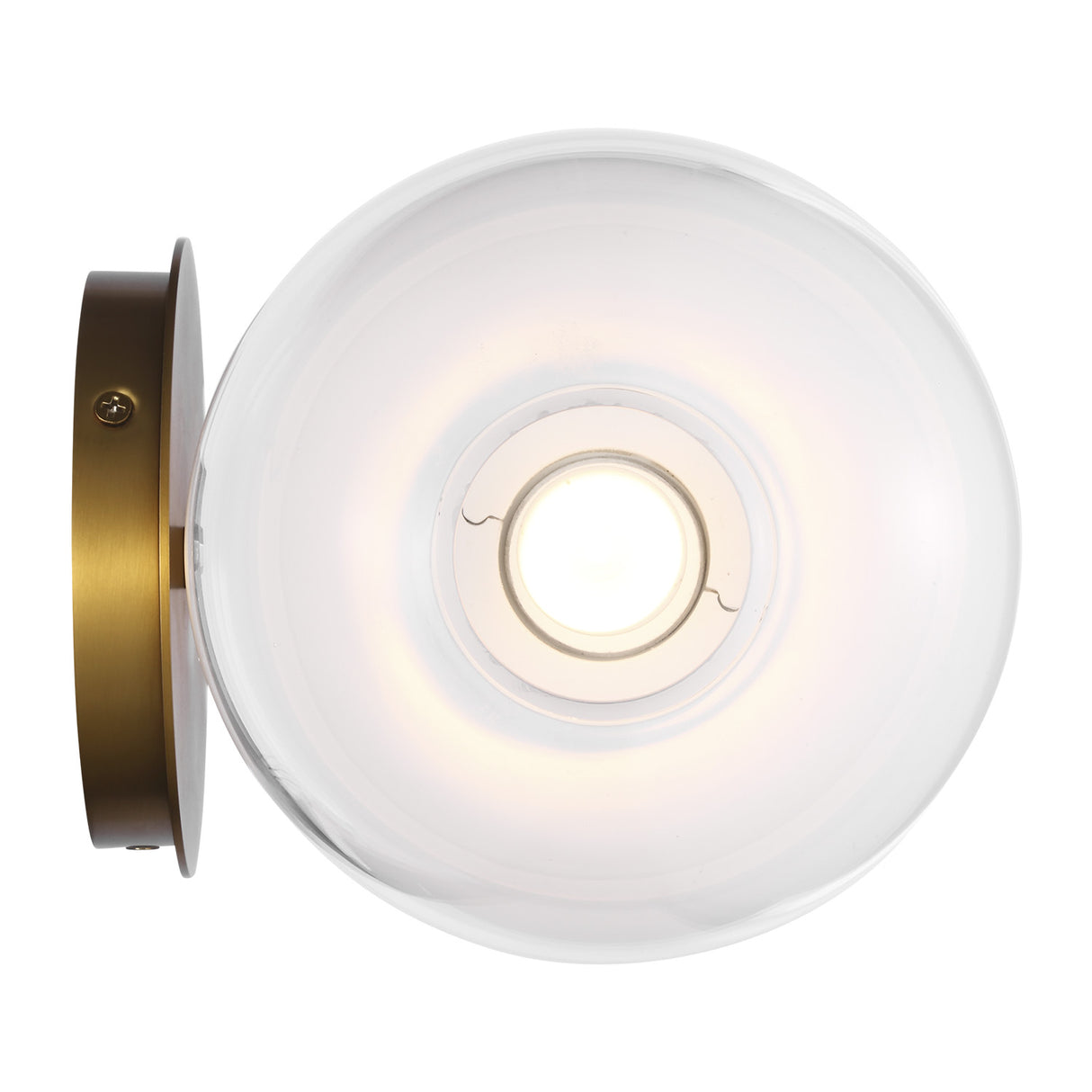 Merrick 2 Light Wall Sconce 15", Modern Brass