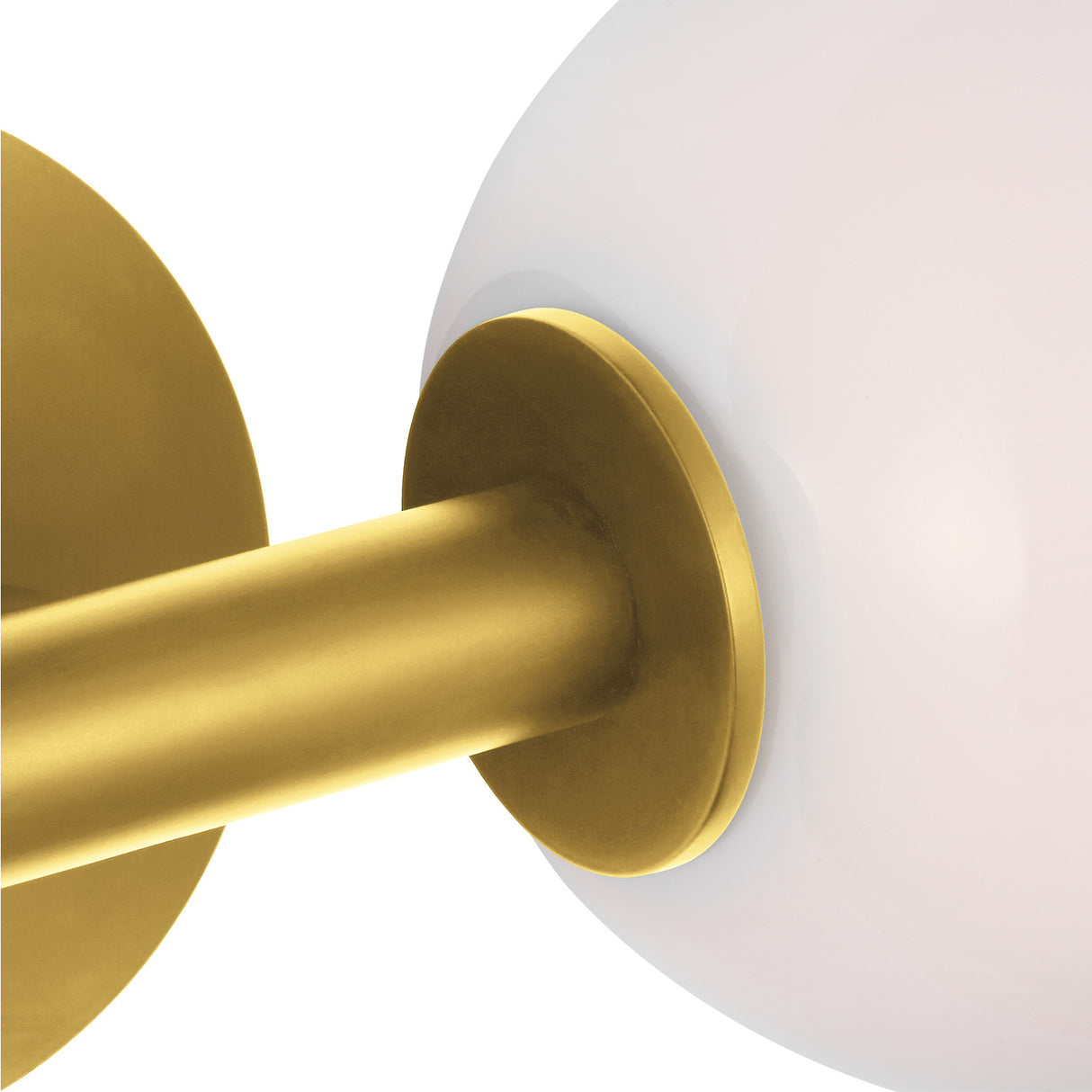 Merrick 2 Light Wall Sconce 15", Modern Brass