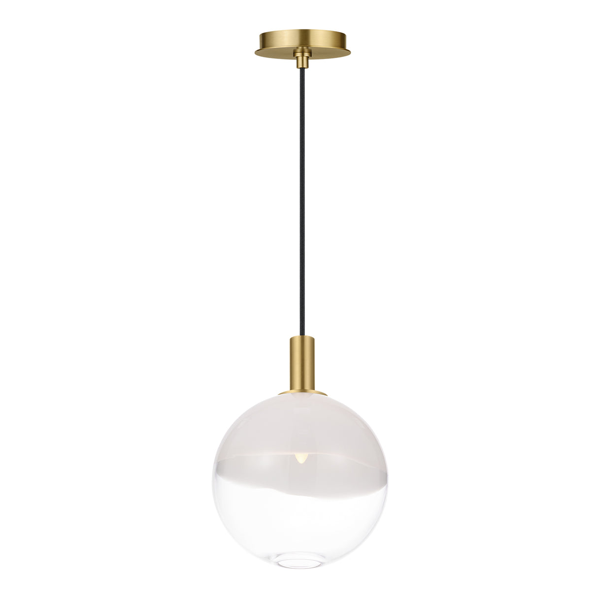 Merrick Pendant 8", Modern Brass