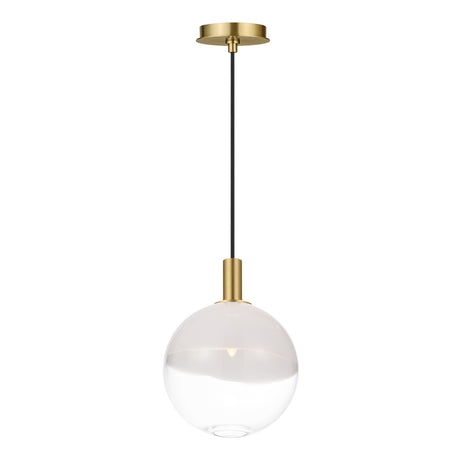 Merrick Pendant 8", Modern Brass