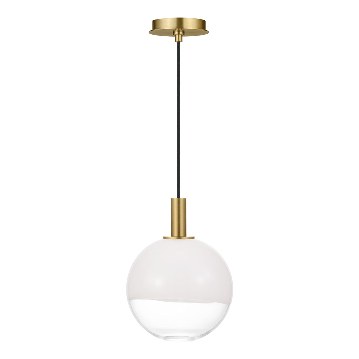 Merrick Pendant 8", Modern Brass