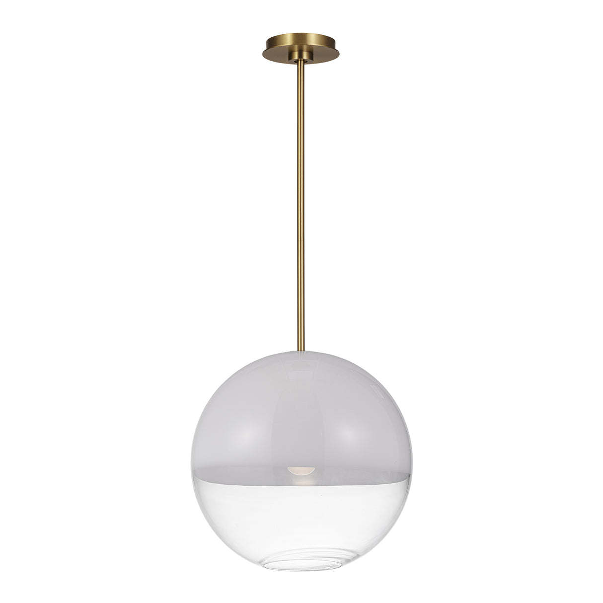Merrick Pendant 14", Modern Brass