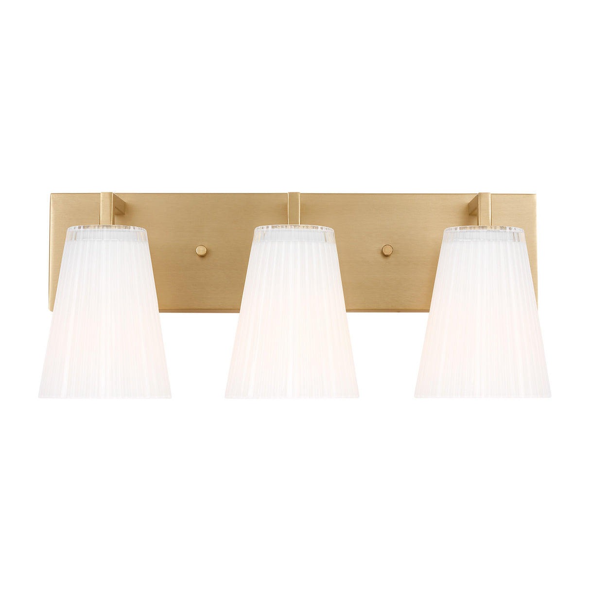 Margot 3 Light Vanity, Satin Brass