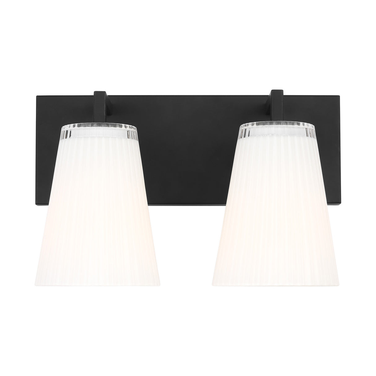 Margot 2 Light Vanity, Matte Black