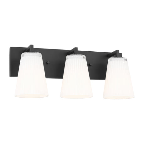 Margot 3 Light Vanity, Matte Black