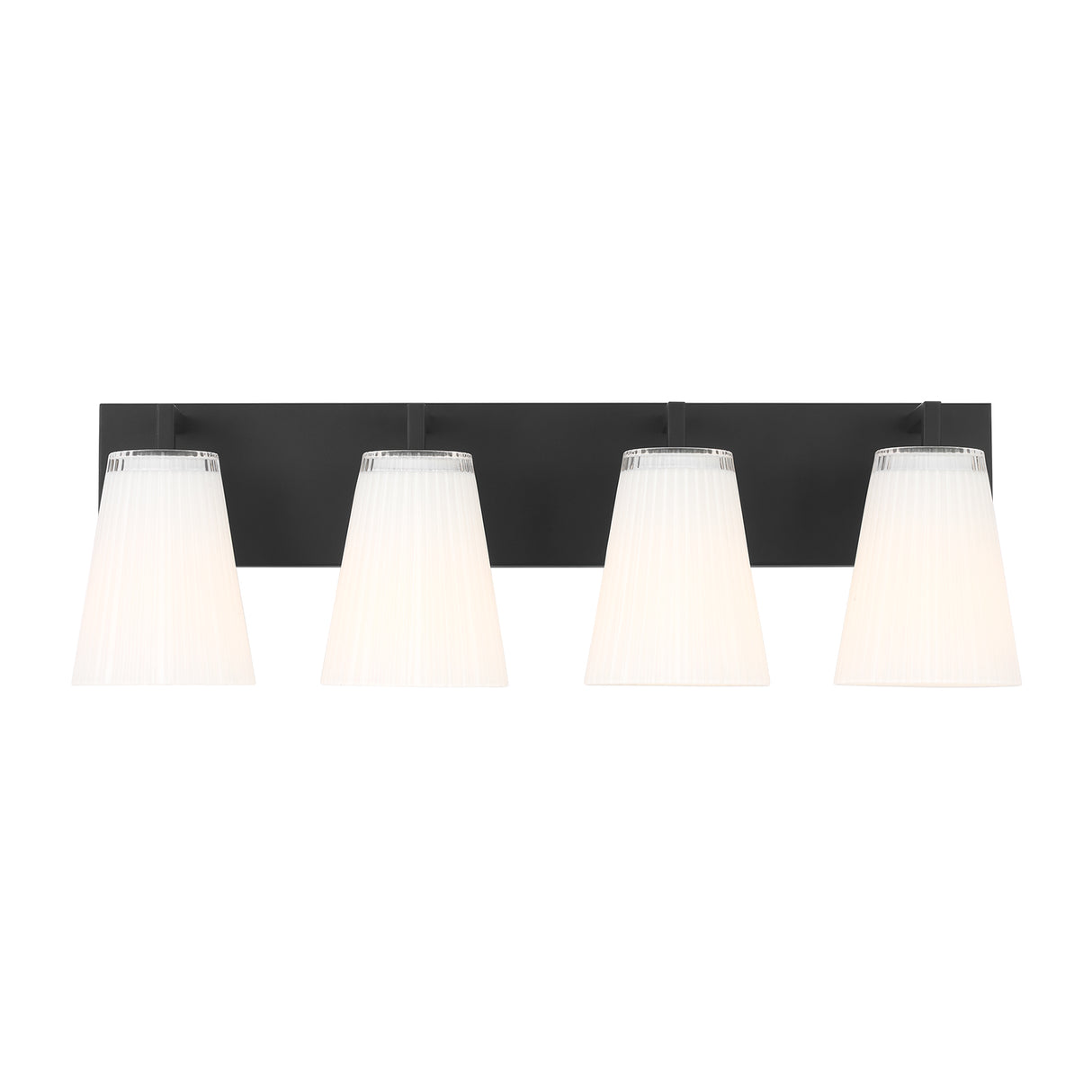Margot 4 Light Vanity, Matte Black
