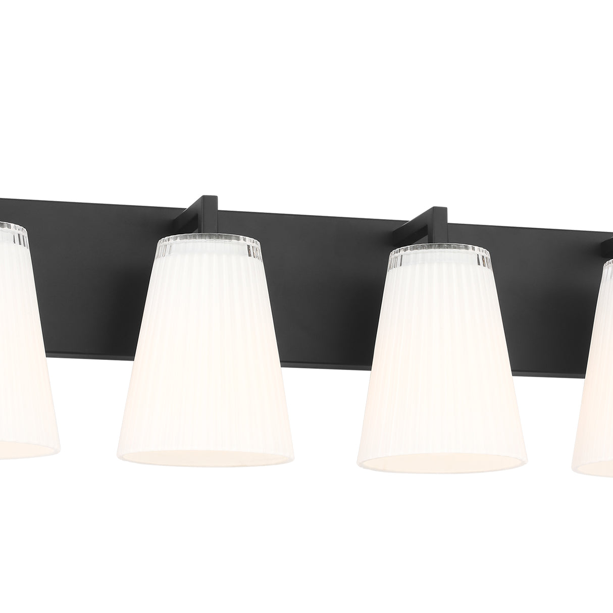 Margot 4 Light Vanity, Matte Black