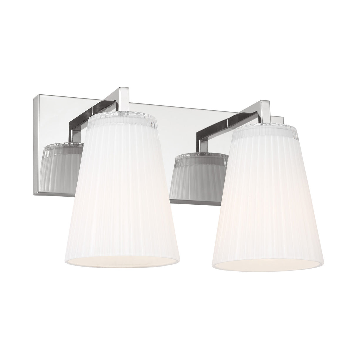 Margot 2 Light Vanity, Chrome