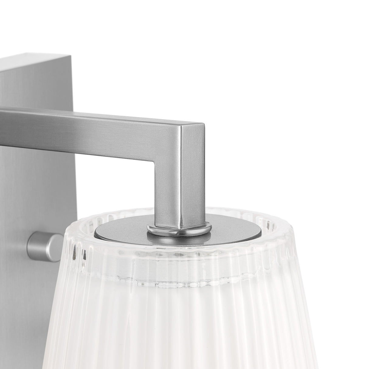 Margot Wall Sconce 8", Brushed Nickel