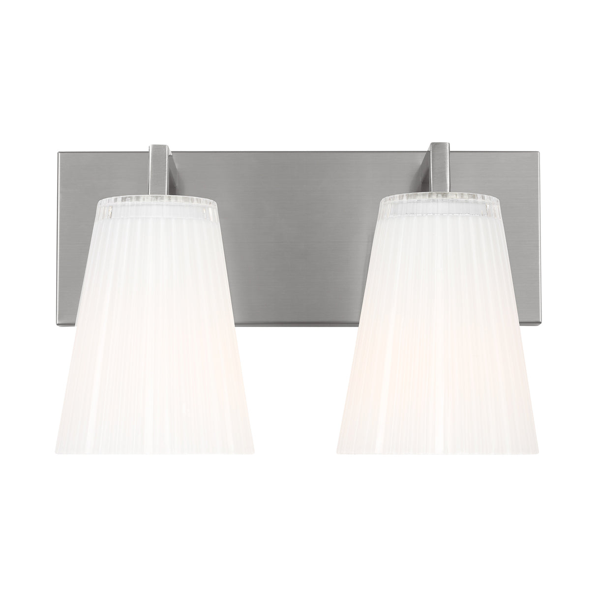 Margot 2 Light Vanity, Brushed Nickel