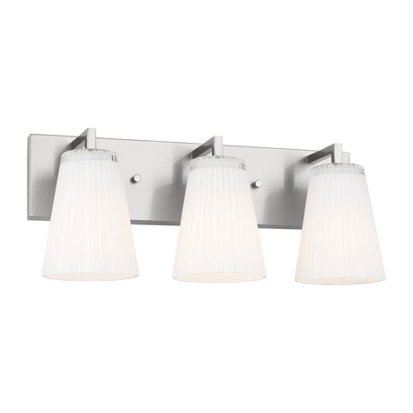 Margot 3 Light Vanity, Brushed Nickel