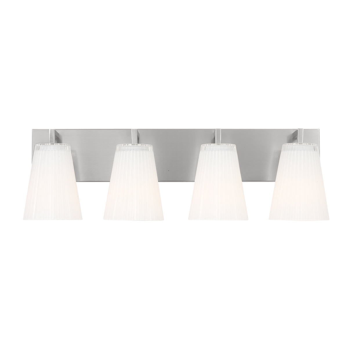 Margot 4 Light Vanity, Brushed Nickel
