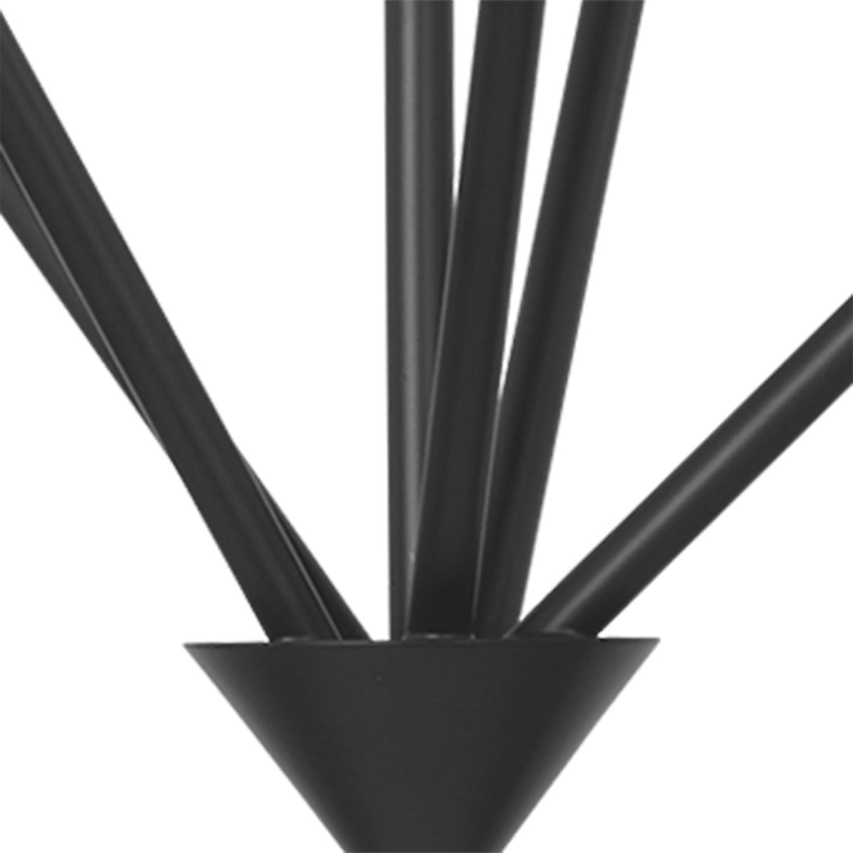 Odalyn 5 Light Chandelier 31", Matte Black