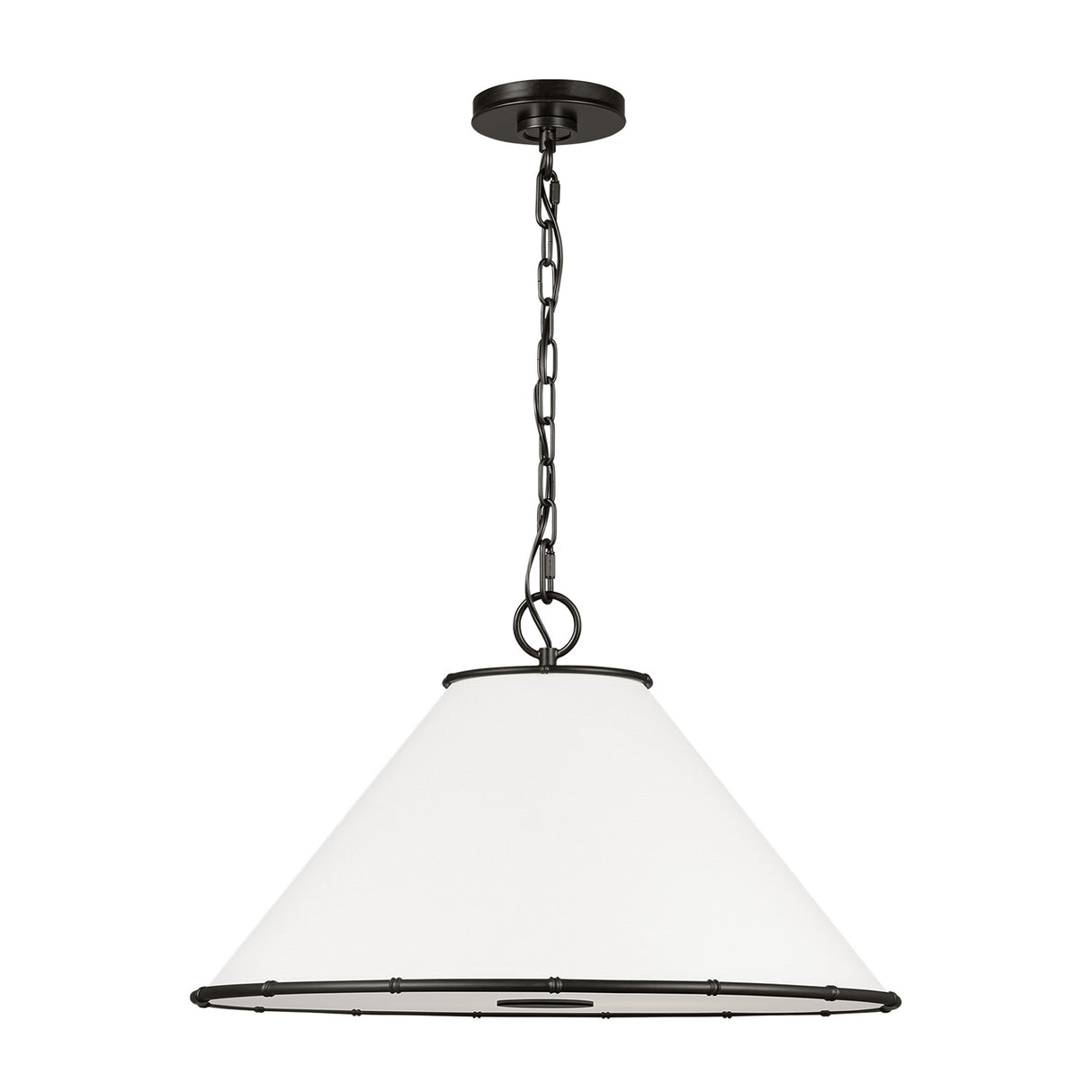 Gael Medium Pendant 22", Aged Iron