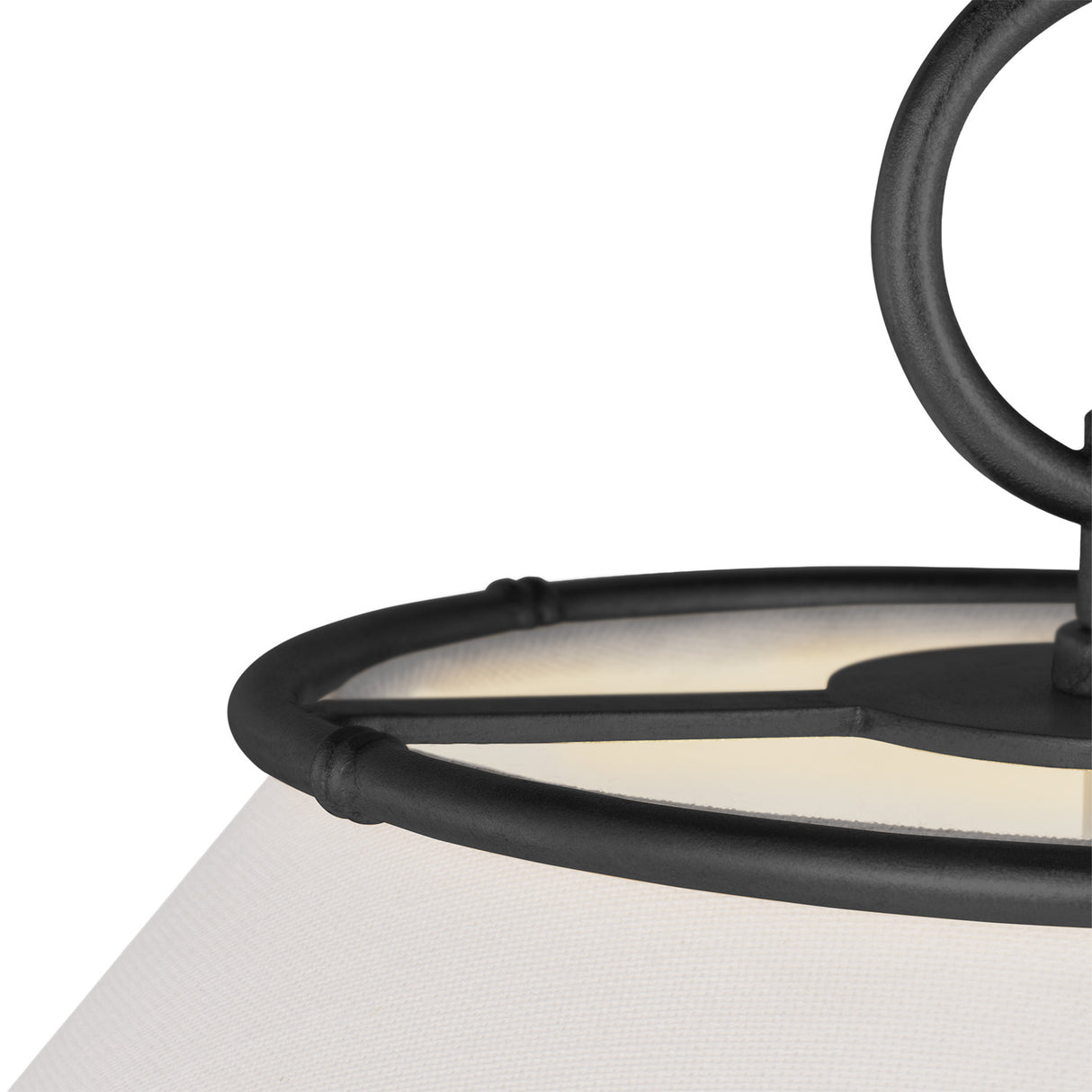 Gael Medium Pendant 22", Aged Iron