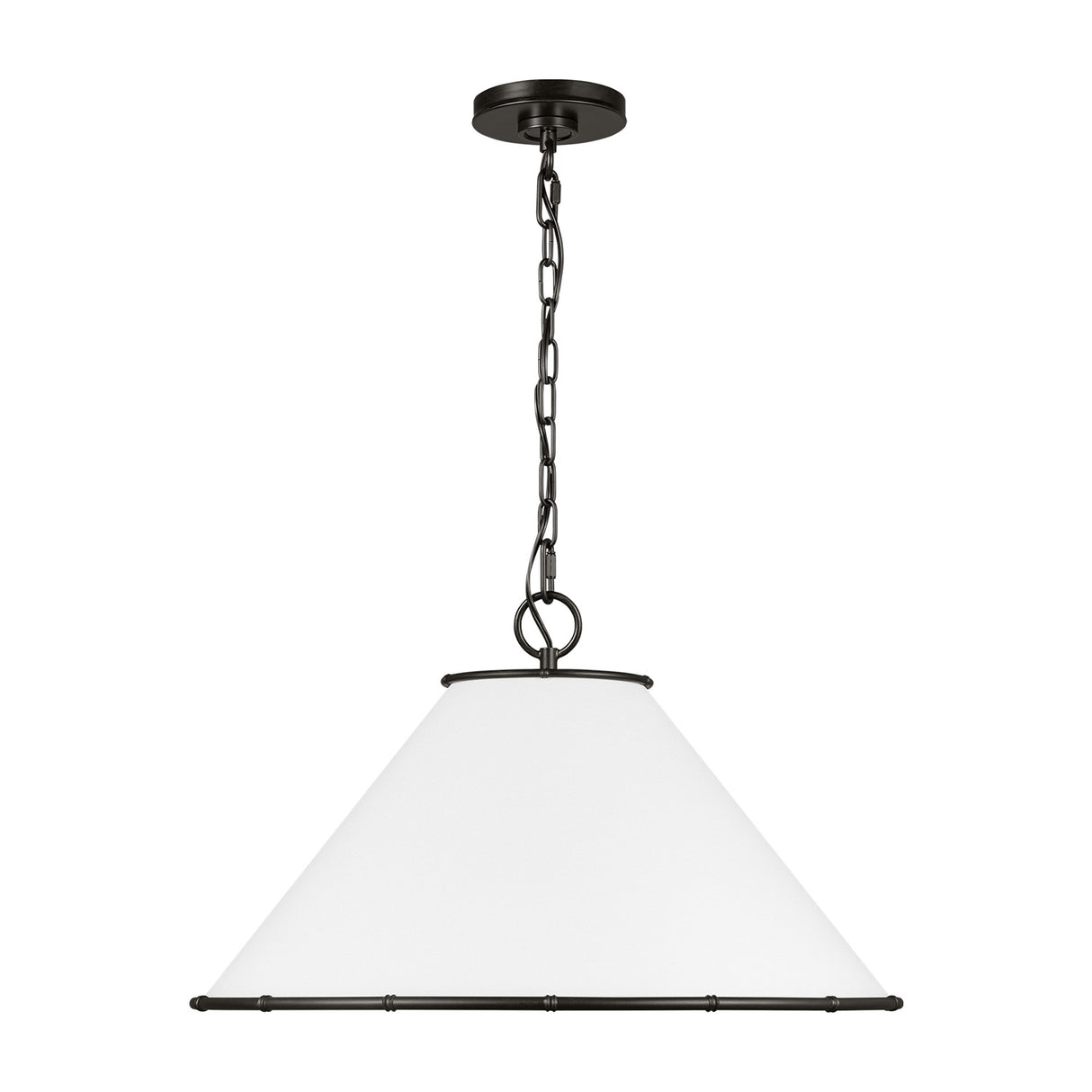Gael Medium Pendant 22", Aged Iron