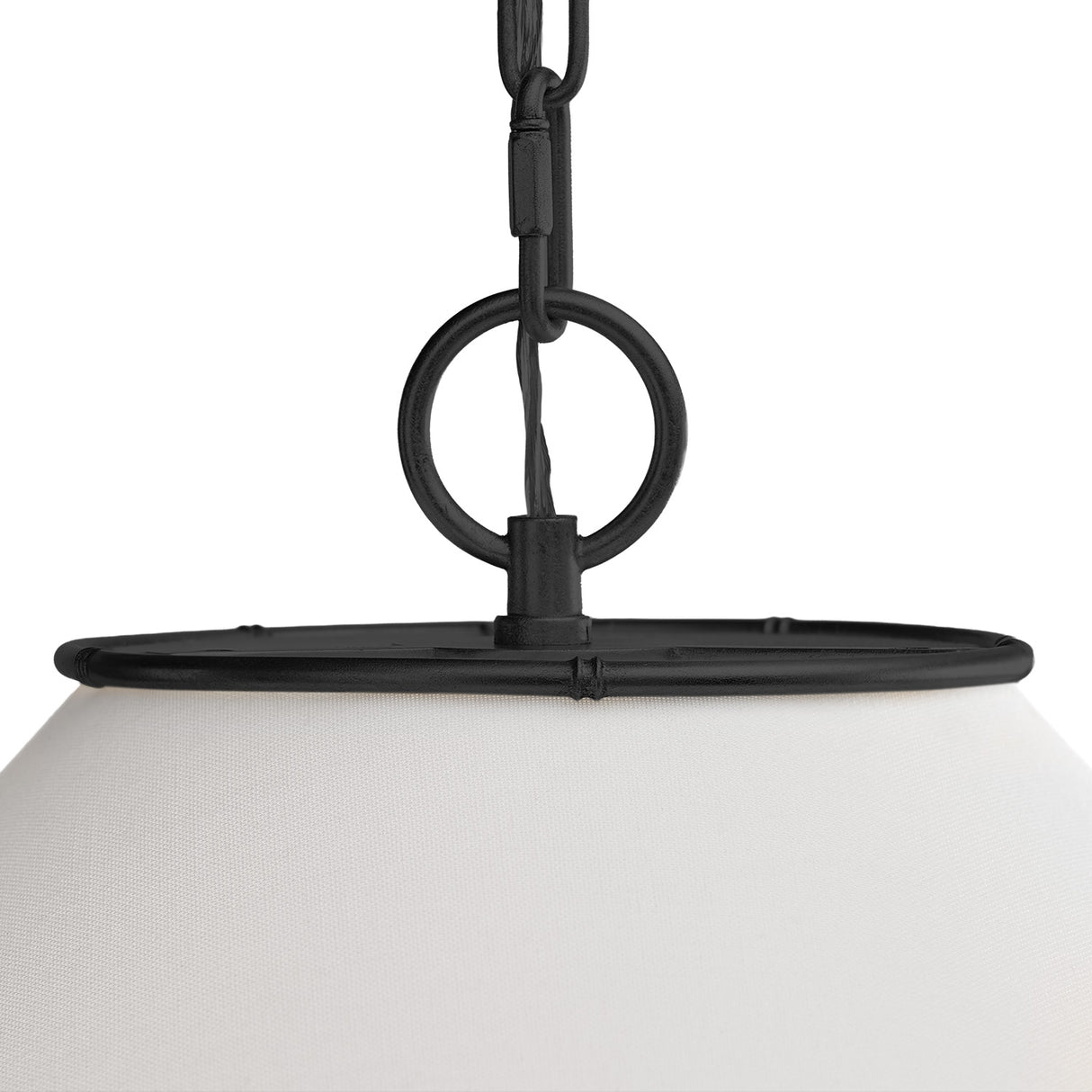 Gael Large Pendant 28", Aged Iron