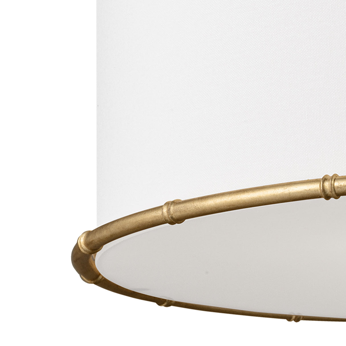 Gael Flush Mount 19", Gilded Brass