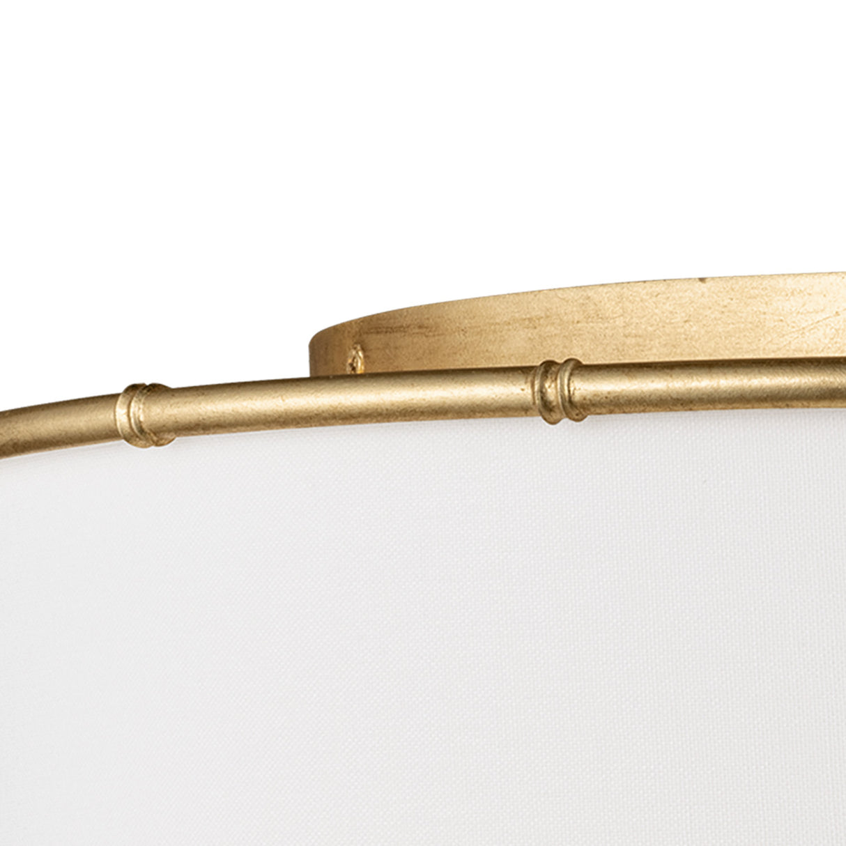 Gael Flush Mount 19", Gilded Brass